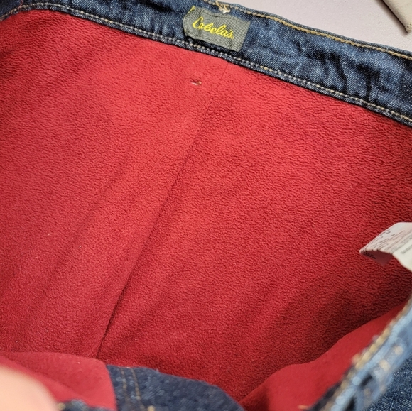 Vintage Cabela's Fleece Lined Straight-leg Jeans Women's Size 8 (more like a 6) - Picture 3 of 14